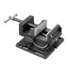 VEVOR Tilting Vise, 4.25 Inch Jaw Width, Portable Drill Press Bench Vise, 0–90° Adjustable Tilt, Durable Cast Iron Construction, Workbench Vice for Woodworking, for Benchtops and Drill Presses, Black