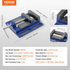 VEVOR Drill Clamp, 4" Sturdy Workshop Vise, Compact Bench Clamp for Drilling, 6.6" Width, 4.33" Opening, Ideal for Milling, Woodworking, Equipment Upkeep