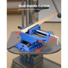 VEVOR Cross Slide Drill Press Vise, 4 Inch Jaw Width, 2 Way X-Y Axis Bench Vise, 3.5 Inch Max Jaw Opening, Heavy Duty Cast Iron, Workbench Vice Clamp, for Woodworking Drilling CNC Milling Machine