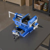 VEVOR Cross Slide Drill Press Vise, 4 Inch Jaw Width, 2 Way X-Y Axis Bench Vise, 3.5 Inch Max Jaw Opening, Heavy Duty Cast Iron, Workbench Vice Clamp, for Woodworking Drilling CNC Milling Machine