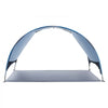 VEVOR Beach Tent Sun Shelter for 4 Person, UPF 50+ Protection, Portable Sun Shade Canopy with Carrying Bag & Ground Stakes, Lightweight and Easy Setup Beach Umbrella for Camping Fishing Outdoor Picnic
