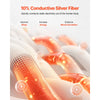 VEVOR Grounding Sheets, King Size, 90% Cotton + 10% Pure Silver Fiber, Earth Grounded Fitted Bed Sheets, with Grounding Cord & Tester, for Improved Sleep & Wellness (Gray, King - 78 x 80 x 15 in)