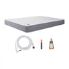 VEVOR Grounding Sheets, King Size, 90% Cotton + 10% Pure Silver Fiber, Earth Grounded Fitted Bed Sheets, with Grounding Cord & Tester, for Improved Sleep & Wellness (Gray, King - 78 x 80 x 15 in)