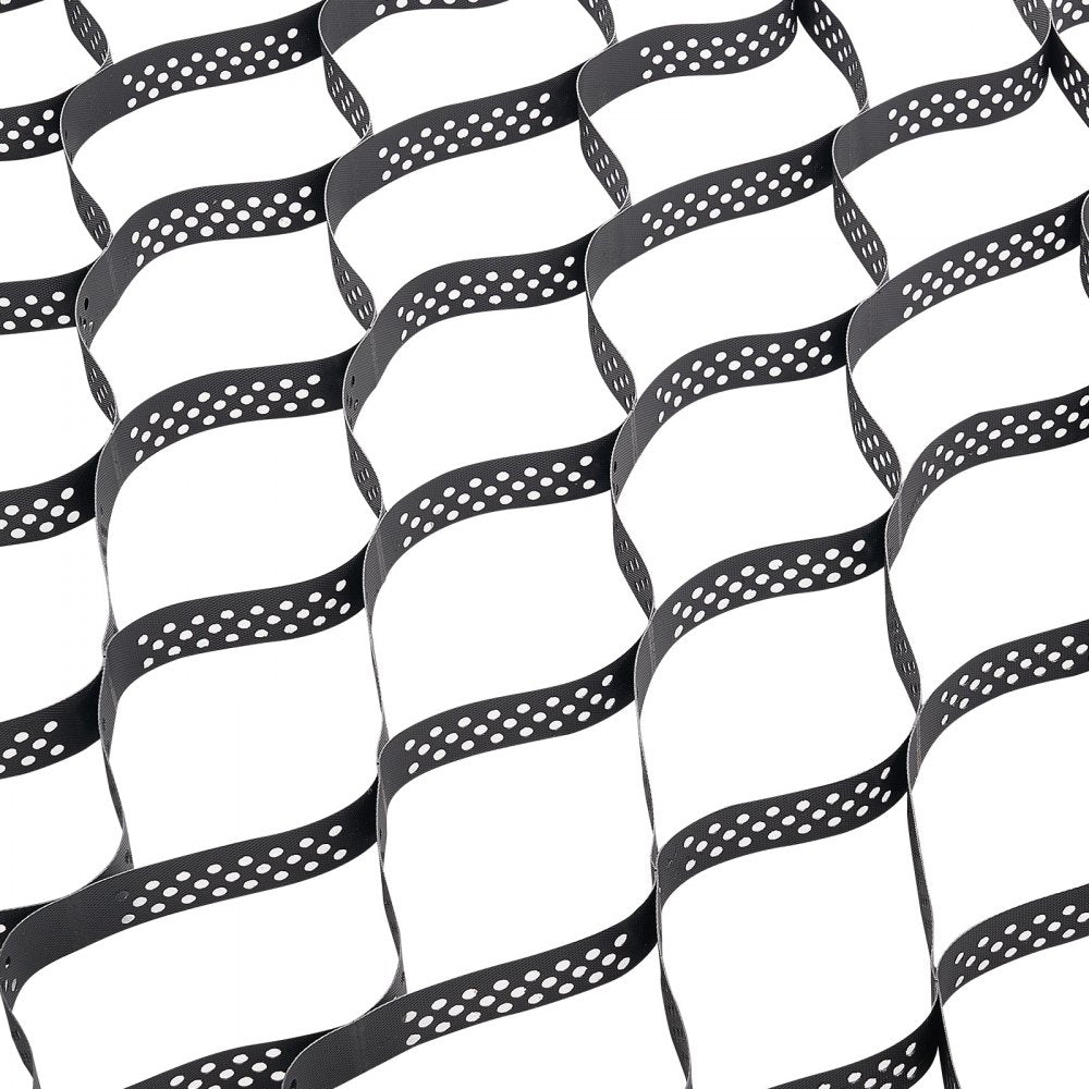 VEVOR Gravel Grid, 2 Inch Depth, 17.06 x 8.86 FT / 5200 x 2700 mm, 1880 LBS Per Sq ft Grass Ground Retainer, Permeable Geo Grids Driveway Stabilization, for Garden, Patio, Walkway, RV Parking Slopes