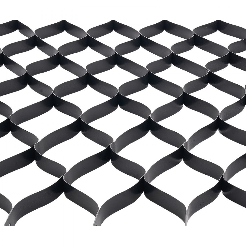 VEVOR Gravel Grid, 2 Inch Depth, 26.87 x 3.94 FT / 8200 x 1200 mm, 1880 LBS Per Sq ft Grass Ground Retainer, Permeable Geo Grids Driveway Stabilization, for Garden, Patio, Walkway, RV Parking Slopes