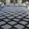 VEVOR Gravel Grid, 2 Inch Depth, 32.81 x 9.84 FT / 10000 x 3000 mm, 1880 LBS Per Sq ft Grass Ground Retainer, Permeable Geo Grids Driveway Stabilization, for Garden, Patio, Walkway, RV Parking Slopes