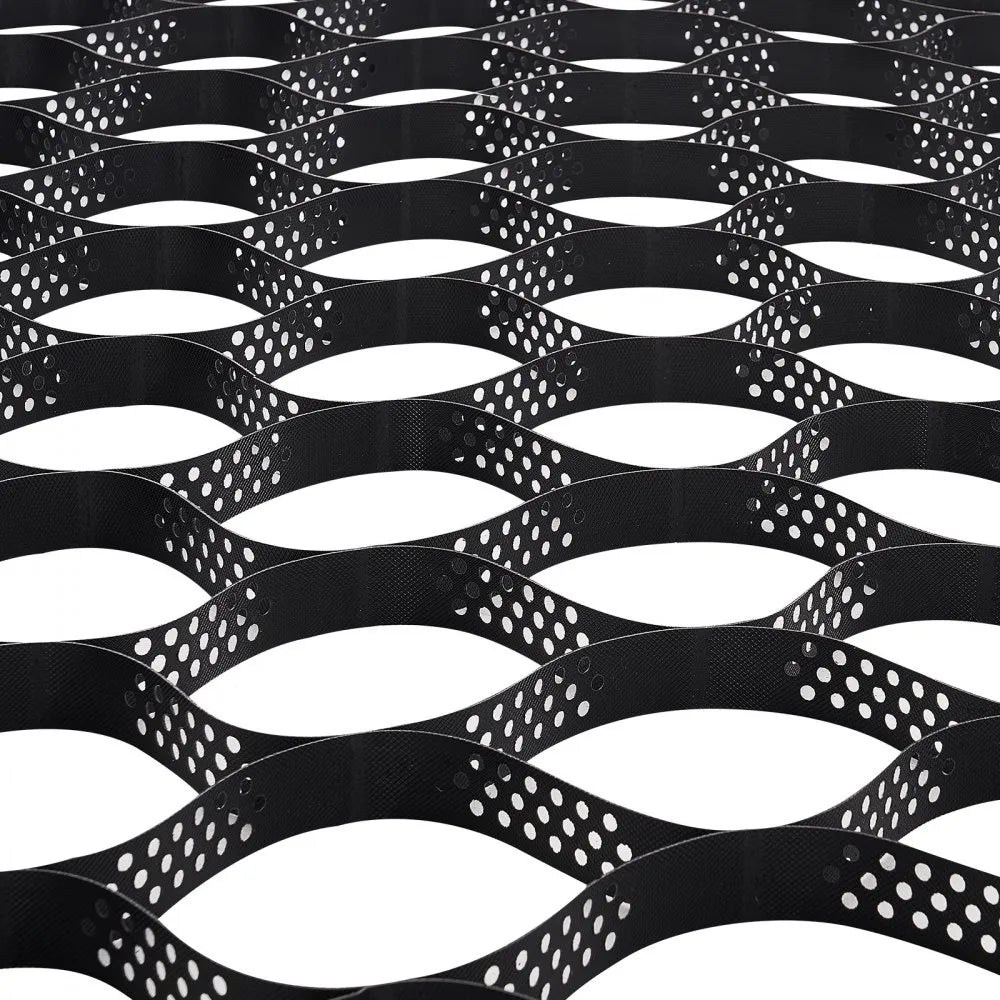 VEVOR Gravel Grid, 2 Inch Depth, 32.81 x 9.84 FT / 10000 x 3000 mm, 1880 LBS Per Sq ft Grass Ground Retainer, Permeable Geo Grids Driveway Stabilization, for Garden, Patio, Walkway, RV Parking Slopes