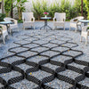 VEVOR Gravel Grid, 3 Inch Depth, 17.06 x 8.86 FT / 5200 x 2700 mm, 1880 LBS Per Sq ft Grass Ground Retainer, Permeable Geo Grids Driveway Stabilization, for Garden, Patio, Walkway, RV Parking Slopes