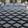 VEVOR Gravel Grid, 3 Inch Depth, 24.93 x 9.52 FT / 7600 x 2900 mm, 1880 LBS Per Sq ft Grass Ground Retainer, Permeable Geo Grids Driveway Stabilization, for Garden, Patio, Walkway, RV Parking Slopes