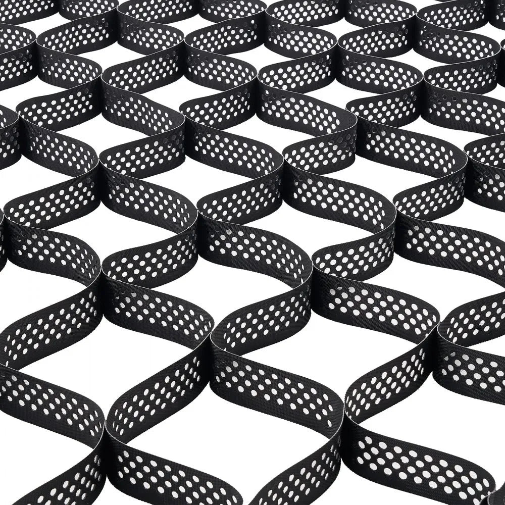 VEVOR Gravel Grid, 3 Inch Depth, 24.93 x 9.52 FT / 7600 x 2900 mm, 1880 LBS Per Sq ft Grass Ground Retainer, Permeable Geo Grids Driveway Stabilization, for Garden, Patio, Walkway, RV Parking Slopes