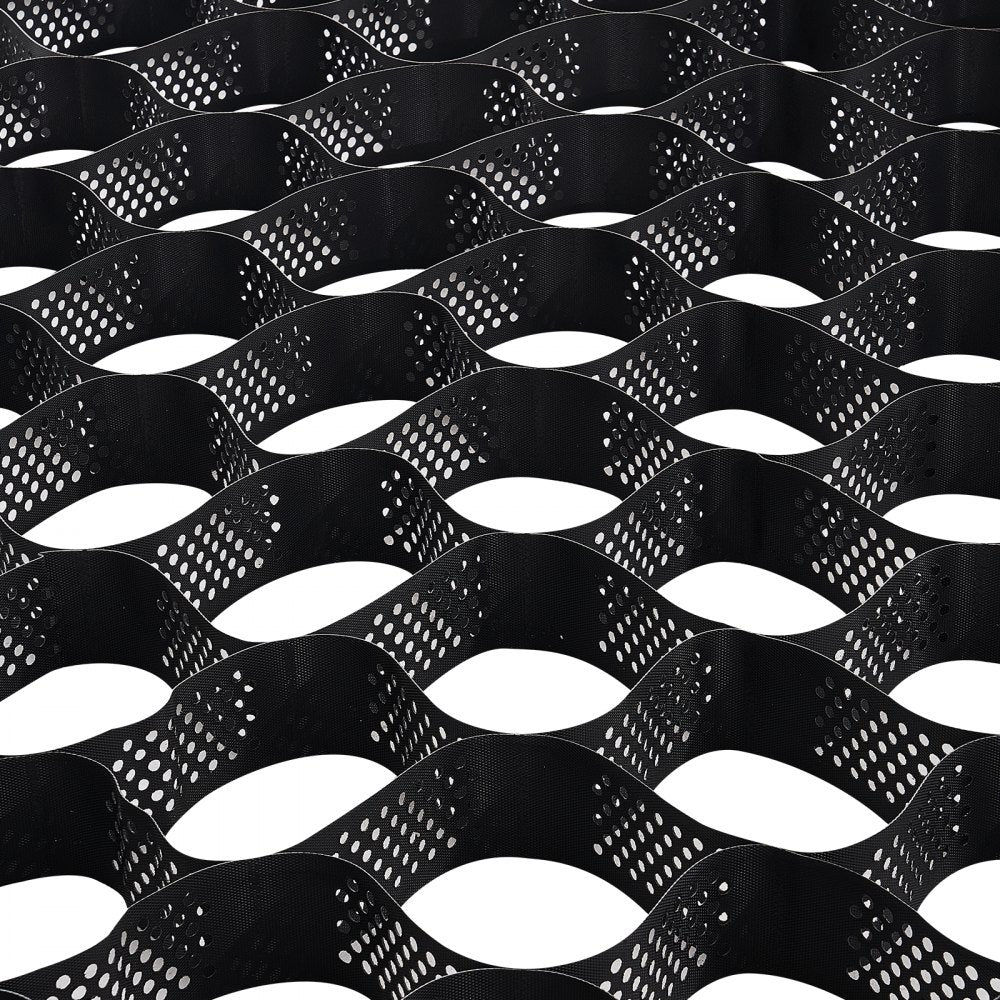 VEVOR Gravel Grid, 4 Inch Depth, 17.06 x 8.86 FT / 5200 x 2700 mm, 1880 LBS Per Sq ft Grass Ground Retainer, Permeable Geo Grids Driveway Stabilization, for Garden, Patio, Walkway, RV Parking Slopes