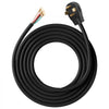 VEVOR 10 ft Dryer Power Cord, 4-Prong NEMA 14-30P Appliance Dryer Cord with Eyelet Connectors, 125V/250V, SDRT 10AWG/4C, 30A, Pure Copper Wire Cable with PVC Cable Tie, Ideal for Indoor & Outdoor Use