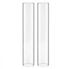 VEVOR Hurricane Glass Cylinders Set of 24, Φ2.56 x 13.78 in Tall Clear Glass Candle Covers, High Borosilicate Glass Sleeves for Pillar Candles, Wedding Centerpieces, Home Decor, Party, Wind Protection