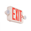 VEVOR LED Exit Sign with Emergency Lights, Two LED Adjustable Heads Emergency Exit Light with Battery Backup, Combo Red Letter Fire Exit Lighting, Commercial Exit Signs