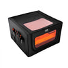 VEVOR Laser Engraver Enclosure, 31.5 x 31.5 x 19.6", Dual-Direction Viewing, Flame Retardant and Fireproof Protective Cover, with Exhaust Fan and Pipe, Insulates Smoke, Noise and Eye Protection