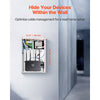 VEVOR Structured Media Enclosure, 20-Inch, Recessed in-Wall Media Box with Cover, Wall-Mount Cable Management Box Kit, Structured Wiring Multi-Media Cabinet, Cold-Rolled Steel, for TV Home Theater