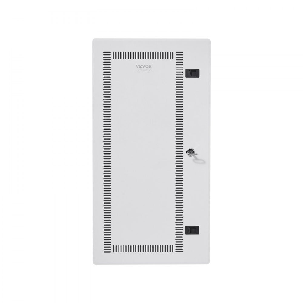 VEVOR Media Enclosure, 28-Inch, Structured Media Center with Vented Hinged Door, Cable Management Box, Structured Wiring Multi-Media Cabinet, Recessed Electrical Media Box, for Network Distribution