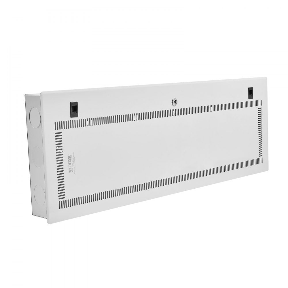 VEVOR Media Enclosure, 42-Inch, Structured Media Center with Vented Hinged Door, Cable Management Box, Structured Wiring Multi-Media Cabinet, Recessed Electrical Media Box, for Network Distribution