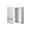 VEVOR Structured Media Enclosure 20-Inch In-Wall Box with Screw-On Cover, Cable Management Network Box, Cold-Rolled Steel, Recessed Electrical Wiring Cabinet, with Knockouts, Flush or Surface Mount