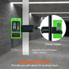 VEVOR Laser Receiver, 197 ft Working Range, Green Laser and Red Beam Detector for Pulsing Line Lasers, Customizable Speaker & Dual LCD Display & Built-In Bubble Level with Clamp for Laser Level Ebay美