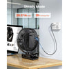 VEVOR Portable Clip Fan, Rechargeable Clip On Fan, USB Port with 3 Speeds & Circulation Mode, Strong Airflow Sturdy Clamp, Long Runtime for Desk, Golf Cart, Outdoor Camping Treadmill, Office, Black