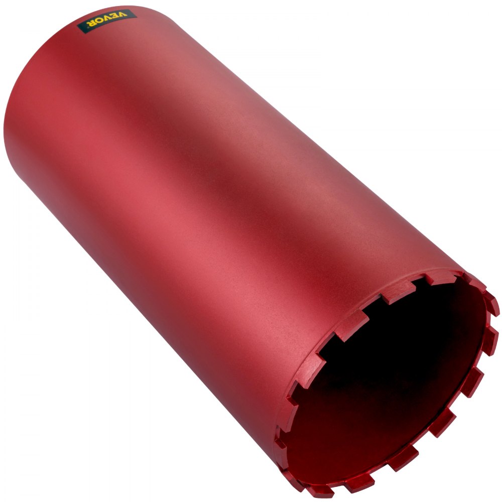 VEVOR Diamond Core Drill, 8\"/203mm Diameter Core Drill Bit, 14\"/355mm Concrete Core Drill Bit, 5/8\"-11 Thread Core Bit, Dry/Wet Drill Core Bits with a Blade, Diamond Wet Coring Bit For Concrete Bri