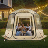 VEVOR Pop up Bubble Tent, 10 x 9.2 ft Waterproof & UV-Resistant, Clear Camping Tent Shelter, Outdoor Garden Dome Igloo Tents with Windows, 540° Panoramic View, for 4-8 Persons Patio Backyard
