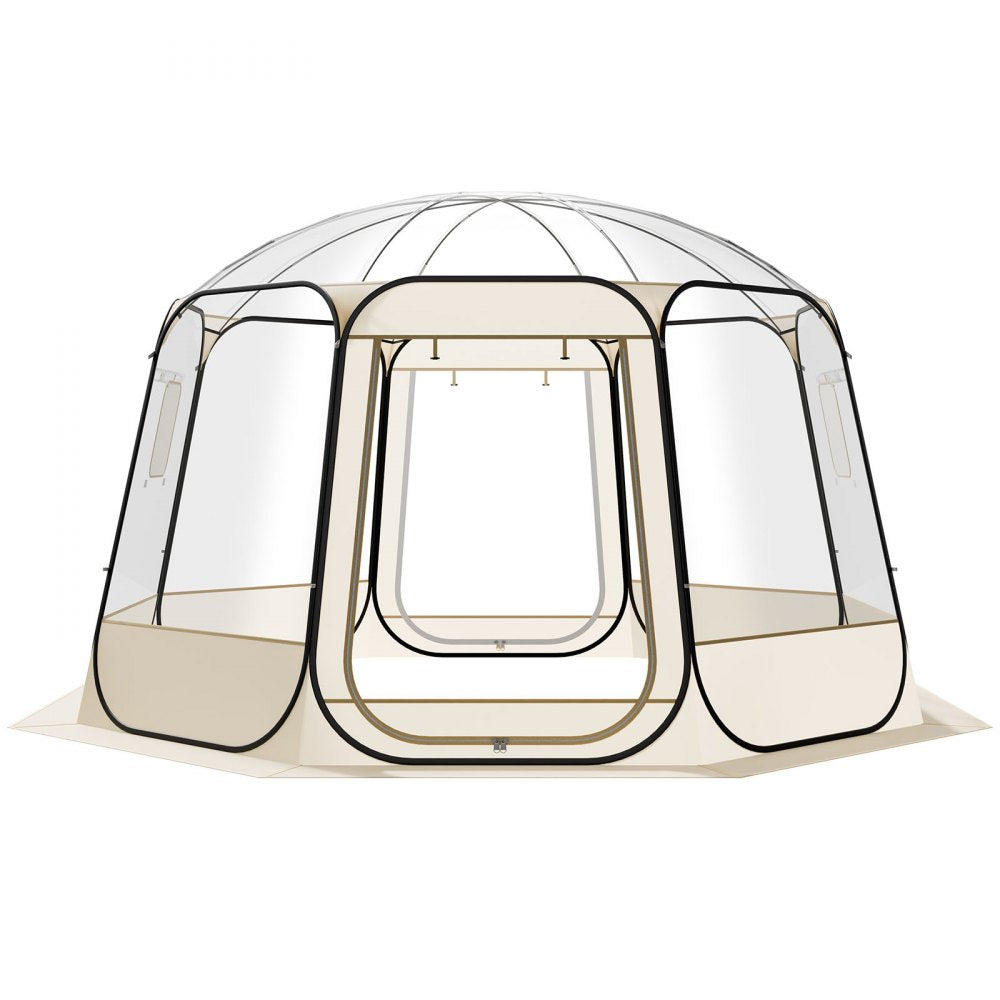 Pop up Bubble Tent 12 x 11.1 ft Waterproof UVResistant Clear Camping