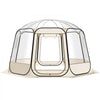 VEVOR Pop up Bubble Tent, 12 x 11.1 ft Waterproof & UV-Resistant, Clear Camping Tent Shelter, Outdoor Garden Dome Igloo Tents with Windows, 540° Panoramic View, for 10-12 Persons Patio Backyard