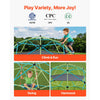 VEVOR Climbing Dome, 10FT Geometric Dome Climber with Swing & Hammock, 1000LBS Loading Kid's Jungle Gym Playground, Easy-Assembly Outdoor Backyard Climbing Equipment for Boys Girls 3 to 10 Years Old