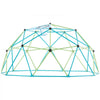 VEVOR Climbing Dome, 10FT Geometric Dome Climber for Kids, 1000LBS Loading Jungle Gym Playground with Octopus Net & 2 Basketballs, Easy-Assembly Outdoor Backyard Climbing Toys - Gift for Boys Girls
