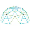 VEVOR Climbing Dome, 10FT Geometric Dome Climber for Kids, 1000LBS Loading Jungle Gym Playground with Octopus Net & 2 Basketballs, Easy-Assembly Outdoor Backyard Climbing Toys - Gift for Boys Girls