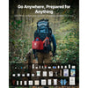 VEVOR First Aid Kit, 500 Pieces, 600D Nylon Large Survival First Aid Bag, Emergency Medical Supplies, for Home, Car, Office, Travel, Camping, Truck, Hiking, Sports, Vehicle and Outdoor Emergencies