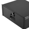 VEVOR 4U Rack Mount Drawer, 50 lbs Max Load-Bearing, Lockable Server Cabinet Case, Sliding Drawer with Lock and Cable Management Holes, for 19 in Network Equipment Server AV Rack or Cabinet Enclosure
