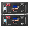 VEVOR Home Power Station Backup Power, 5120Wh, LiFePO4 Lithium Battery, Support Communication, Bluetooth and WiFi, AC 10000W Inverter, Fast Charge, for Home Backup, Emergency, Solar System Components