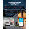 VEVOR Home Power Station Backup Power, 5120Wh, LiFePO4 Lithium Battery, Support Communication, Bluetooth and WiFi, AC 5000W Inverter, Fast Charge, for Home Backup, Emergency, Solar System Components