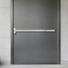 VEVOR Push Bar Panic Exit Device, 41" Stainless Steel Commercial Panic Bar for Exit Doors, Emergency Exit Door Hardware with Exterior Lever Handle and 6 Keys, for 41"-61" Wood or Metal Door, Silver