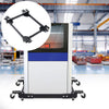 VEVOR Mobile Base, 1500 lbs Capacity, Adjustable from 20" x 24.5" to 28" x 33.5", Heavy Duty Universal Mobile Base Stand with 4 Swivel Wheels, for Woodworking Equipment, Bandsaw, Power Tool, Machine