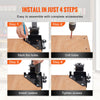 VEVOR Mobile Base, 400 lbs Weight Capacity, Adjustable from 9.5" x 9.5" to Infinity, Heavy Duty Universal Mobile Base Stand with Swivel Wheels for Woodworking Equipment, Bandsaw, Power Tools, Machines