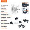 VEVOR Mobile Base, 400 lbs Weight Capacity, Adjustable from 9.5" x 9.5" to Infinity, Heavy Duty Universal Mobile Base Stand with Swivel Wheels for Woodworking Equipment, Bandsaw, Power Tools, Machines