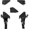 VEVOR Mobile Base, 400 lbs Weight Capacity, Adjustable from 9.5" x 9.5" to Infinity, Heavy Duty Universal Mobile Base Stand with Swivel Wheels for Woodworking Equipment, Bandsaw, Power Tools, Machines