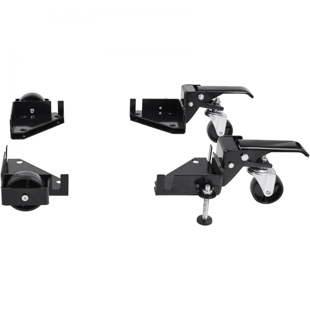 VEVOR Mobile Base, 400 lbs Weight Capacity, Adjustable from 9.5" x 9.5" to Infinity, Heavy Duty Universal Mobile Base Stand with Swivel Wheels for Woodworking Equipment, Bandsaw, Power Tools, Machines