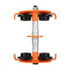 VEVOR Manual Trolley, 1100 lbs/0.5 Ton Load Capacity, Push Beam Trolley with Dual Wheels, Adjustable for I-Beam Flange Width 2.5" to 8", Heavy Duty Alloy Steel Garage Hoist for Straight Curved I Beam