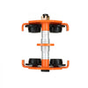 VEVOR Manual Trolley, 6600 lbs/3 Ton Load Capacity, Push Beam Trolley with Dual Wheels, Adjustable for I-Beam Flange Width 2.5" to 8", Heavy Duty Alloy Steel Garage Hoist for Straight Curved I Beam