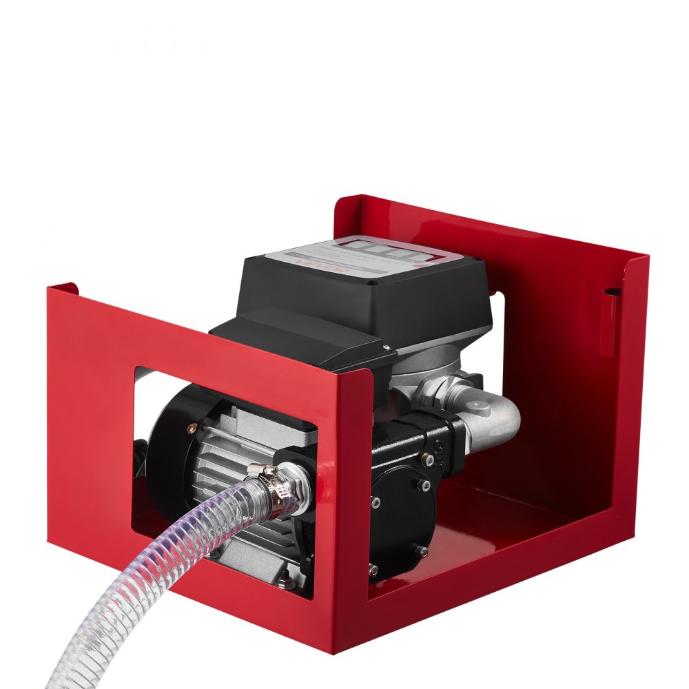 VEVOR Fuel Transfer Pump 110V, 16 GPM 60 L/min, AC Electric Oil Transfer Pump for Diesel Kerosene Biodiesel, with Meter, Auto Fuel Nozzle & 2 Hoses, 45 ft/13.7 m Lift, for Vehicles, Construction Sites