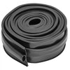 VEVOR Garage Door Seals Bottom Rubber, U Shape +O Ring Garage Door Weather Stripping, Universal Weatherproof Threshold Buffering Sealing Rubber , 5/16 inch T-ends and 3 3/4 inch Width (16 Ft, Black)