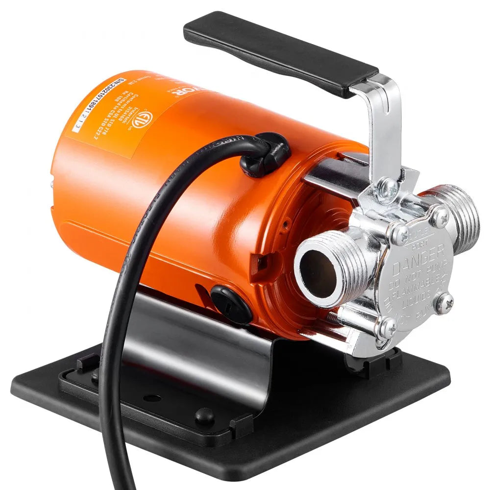 VEVOR Water Transfer Pump, 120V AC 360 GPH 1/10 HP, Portable Electric Utility Pump with 6 ft Suction Hose Kit, Carbon Brushes, Impeller, Suction Strainer, for Garden, Rain Barrel, Pool, Pond, Aquarium