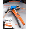 VEVOR Tubing Bender Kit, 1/4 to 7/8 Inch, Compact Ratcheting Tube Pipe Bender, Forward/Reverse Hand Bending Tool, with 7 Color Aluminium Alloy Dies, for Copper HVAC Air Conditioning Refrigeration