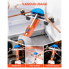 VEVOR Tubing Bender Kit, 1/4 to 7/8 Inch, Compact Ratcheting Tube Pipe Bender, Forward/Reverse Hand Bending Tool, with 7 Color Aluminium Alloy Dies, for Copper HVAC Air Conditioning Refrigeration