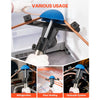 VEVOR Hydraulic Tubing Bender Kit, 1/4 to 7/8 Inch, Copper Tube Pipe Bender, HVAC Bending Tool Set, 90° Bend, with 7 Color Aluminium Alloy Dies, for HVAC Air Conditioning Refrigeration Auto Repair